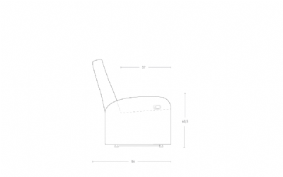 Dimensoes do produto poltrona reclinvel kaka
